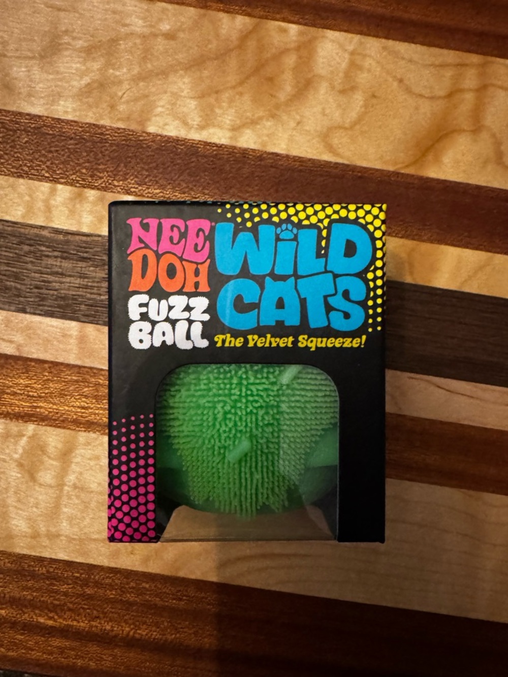 Wild Cats Fuzz Ball Toy - Green